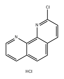 2-氯-1,10-邻二氮杂菲盐酸, 1049774-59-5, 结构式