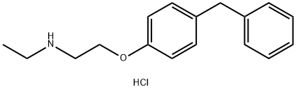1-[4-Benzylphenoxy]-2-ethylaminoethane hydrochloride,1052514-21-2,结构式