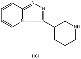 3-{[1,2,4]Triazolo[4,3-a]pyridin-3-yl}piperidine dihydrochloride Structure