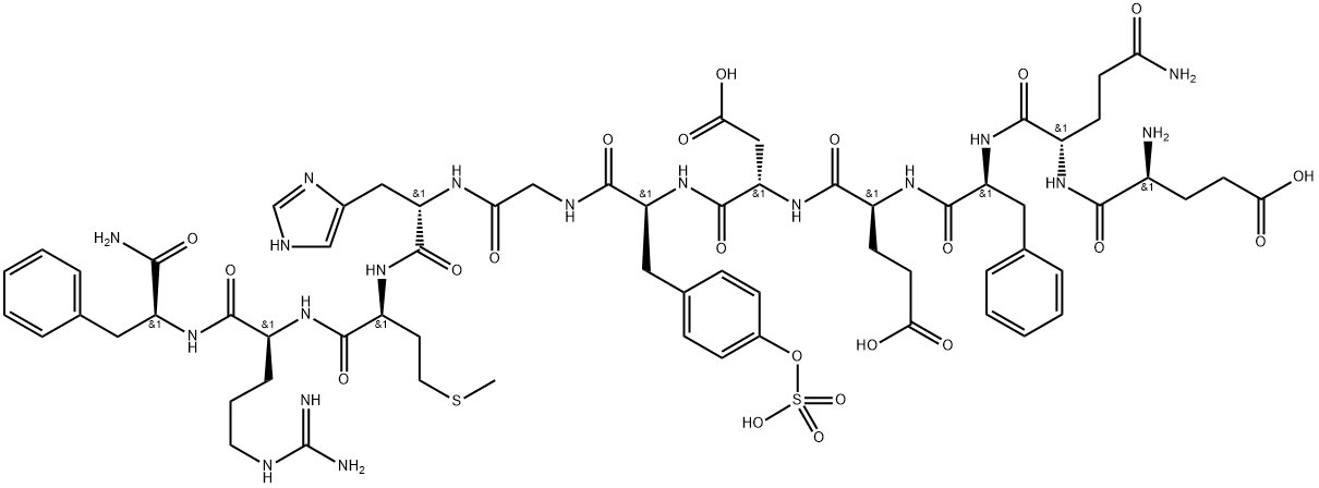 leucosulfakinin Struktur