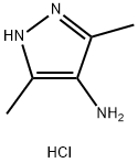 1H-PYRAZOL-4-AMINE, 3,5-DIMETHYL-, DIHYDROCHLORIDE 结构式