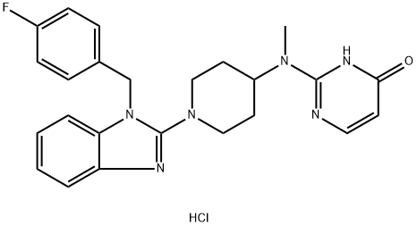 Mizolastine (dihydrochloride) Structure