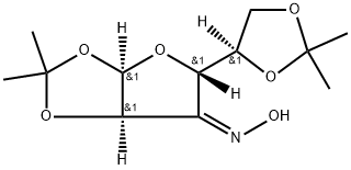 α-D-ribo-Hexofuranos-3-ulose, 1,2:5,6-bis-O-(1-methylethylidene)-, oxime Structure