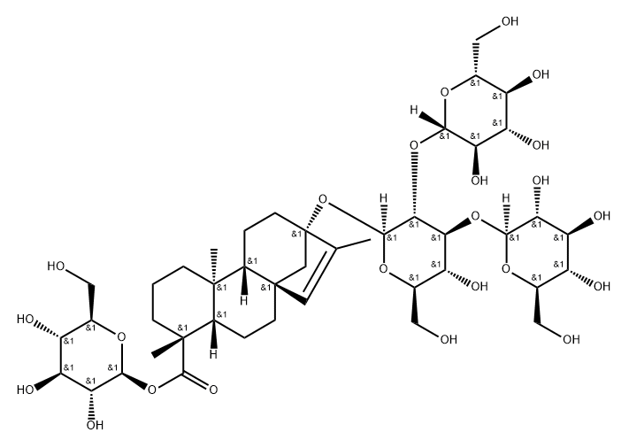 ISOREBAUDIOSIDE A(P) Structure