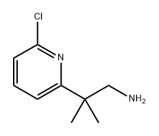 2-(6-chloropyridin-2-yl)-2-methylpropan-1-amine Structure
