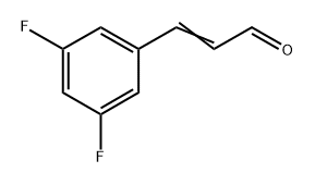 2-Propenal, 3-(3,5-difluorophenyl)- Struktur