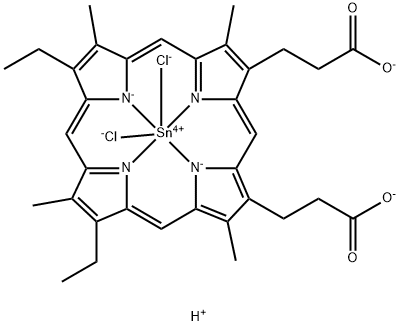 スタンソポルフィン 化学構造式