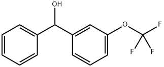 phenyl(3-(trifluoromethoxy)phenyl)methanol Struktur