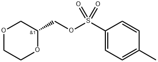 1,4-Dioxane-2-methanol, 2-(4-methylbenzenesulfonate), (2R)- 结构式