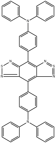 Benzenamine, 4,4'-(2λ4δ2-benzo[1,2-c:4,5-c']bis[1,2,5]thiadiazole-4,8-diyl)bis[N,N-diphenyl- Structure