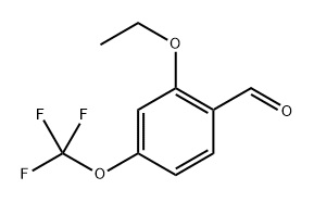 2-Ethoxy-4-(trifluoromethoxy)benzaldehyde Structure
