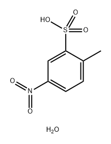 Benzenesulfonic acid, 2-methyl-5-nitro-, hydrate (1:2) Struktur