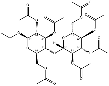 Β-D-葡聚糖七乙酸乙酯, 107243-31-2, 结构式