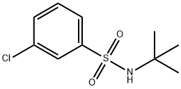 N-(tert-Butyl)-3-chlorobenzenesulfonamide Struktur