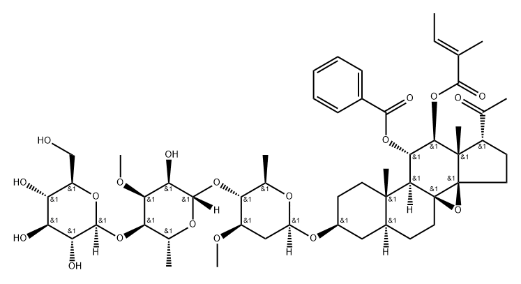 通关藤皂苷C, 107347-58-0, 结构式