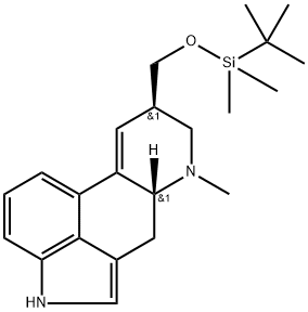 (8β)-9,10-Didehydro-8-[[[(1,1-diMethylethyl)diMethylsilyl]oxy]Methyl]-6-Methylergoline Structure