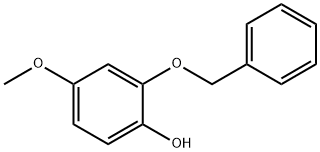 2-(benzyloxy)-4-methoxyphenol Struktur