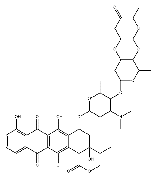 依培尔霉素 B, 107807-24-9, 结构式