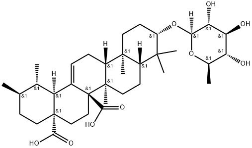 Quinovin 化学構造式