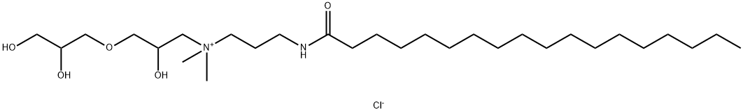 硬脂酰胺丙基甘油羟丙基二甲基氯化铵, 1079989-54-0, 结构式