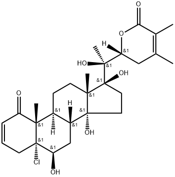醉茄内酯C, 108030-78-0, 结构式