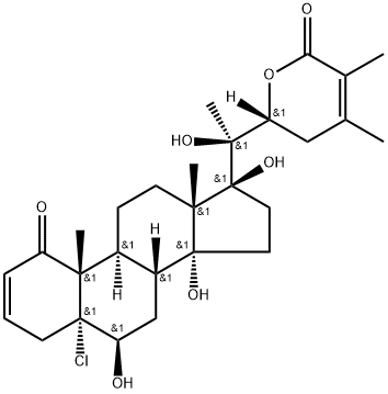 醉茄内酯C 结构式