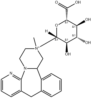Mirtazapine N-Glucuronide (Mixture of Diastereomers) Contains Unknown Inorganics >80% 结构式