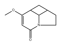 1,2,6a,7,7a,7b-hexahydro-6-Methoxy-4H-Cyclobut[hi]indolizin-4-one Struktur