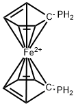 1,1'-Bis(phosphino)ferrocene, 结构式