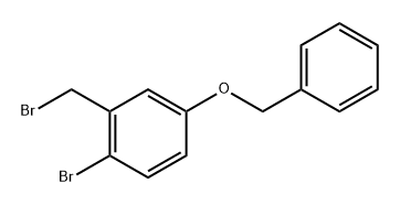 4-(苄氧基)-1-溴-2-(溴甲基)苯, 1084897-44-8, 结构式
