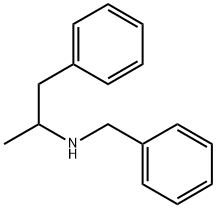 苯甲基(1-苯基丙烷-2-基)胺 结构式