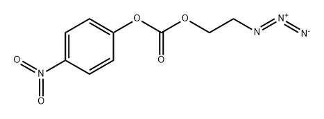 Azido-PEG1-4-nitrophenyl carbonate Struktur