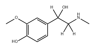 DL-METANEPHRINE D3, 1085568-97-3, 结构式