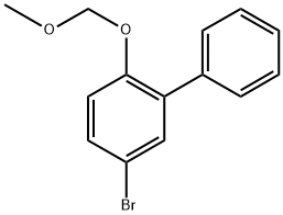 5-Bromo-2-(methoxymethoxy)-1,1'-biphenyl Struktur