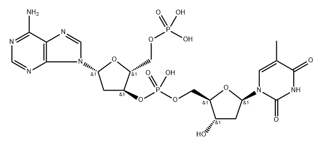 poly(d(A-T)cesium) 结构式