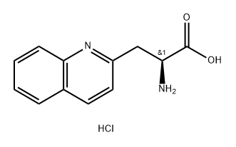 S-2-喹啉基丙氨酸二盐酸盐, 1087751-63-0, 结构式