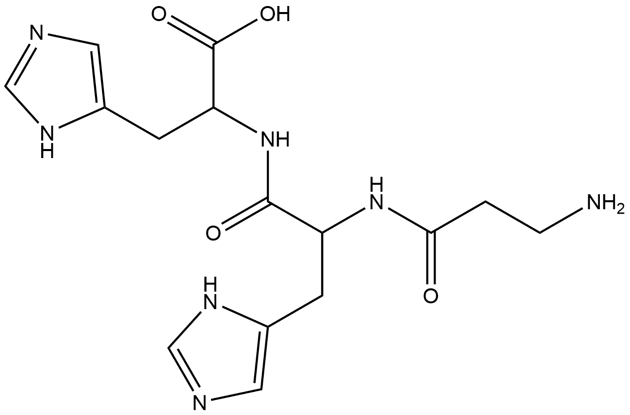 N-Carnosyl histidine Structure