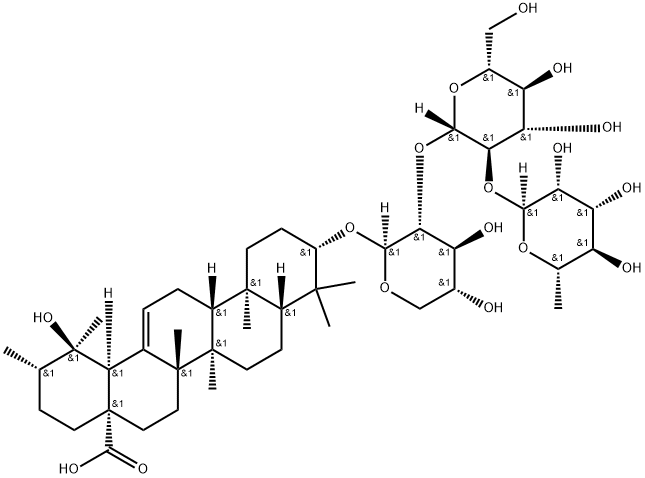 毛冬青皂苷B2,108906-69-0,结构式