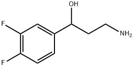 3-氨基-1-(3,4-二氟苯基)丙酮-1-醇, 1089351-42-7, 结构式