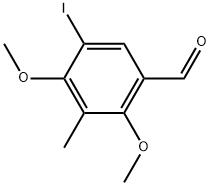 5-Iodo-2,4-dimethoxy-3-methylbenzaldehyde Structure