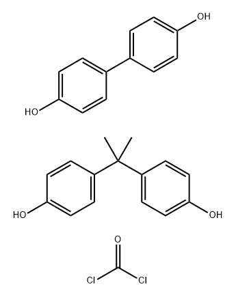 2,2-Bis(4-hydroxyphenyl)propane polycondensation product with 4,4'-dihydroxybiphenyl, 4-tert-butyl-phenol and phosgene Structure