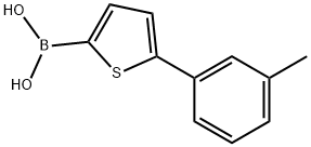 B-[5-(3-Methylphenyl)-2-thienyl]boronic acid 结构式