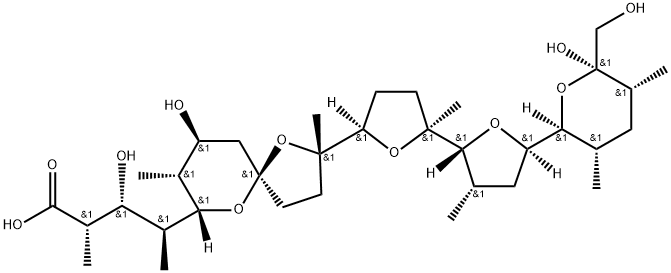 3-O-去甲基莫能菌素 B, 109345-56-4, 结构式