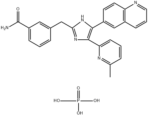 IN-1233 phosphate 化学構造式