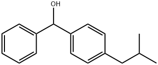 Benzenemethanol, 4-(2-methylpropyl)-α-phenyl- Struktur