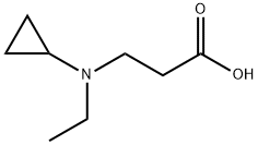 3-(cyclopropyl(ethyl)amino)propanoicacid Structure