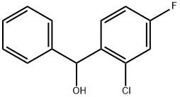 (2-chloro-4-fluorophenyl)(phenyl)methanol Struktur