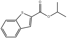 1-Methylethyl benzo[b]thiophene-2-carboxylate 结构式