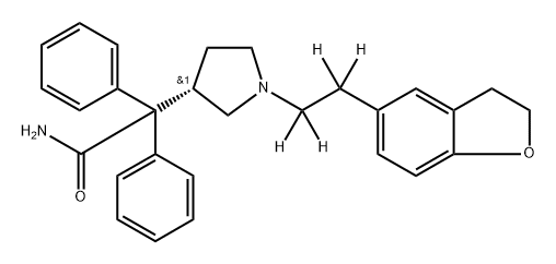 Darifenacin-d4, 1095598-84-7, 结构式