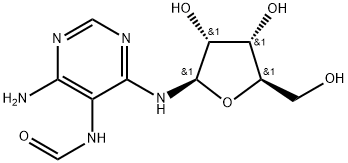 Formamide, N-[4-amino-6-(β-D-ribofuranosylamino)-5-pyrimidinyl]- Struktur